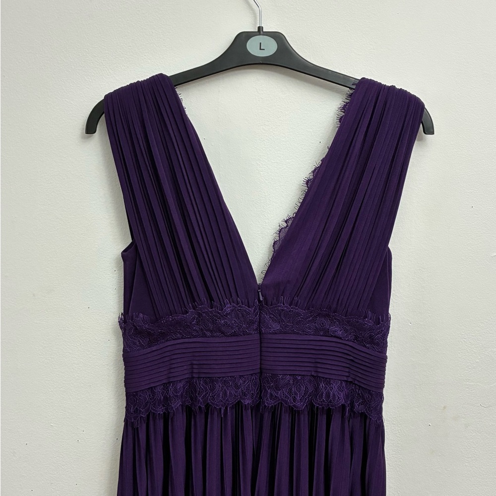 ASOS Maternity Purple Ruched Maxi Dress - Picture 4 of 4